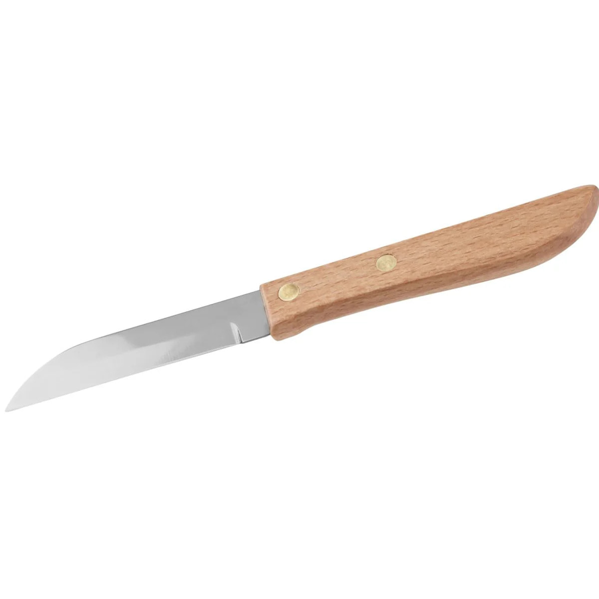 Couteau d'office manche en bois lame de 7,5 cm Nirosta Country