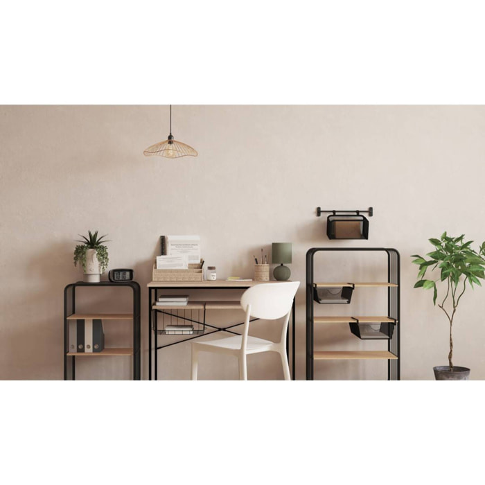 Etagère suspendue Spacy noir