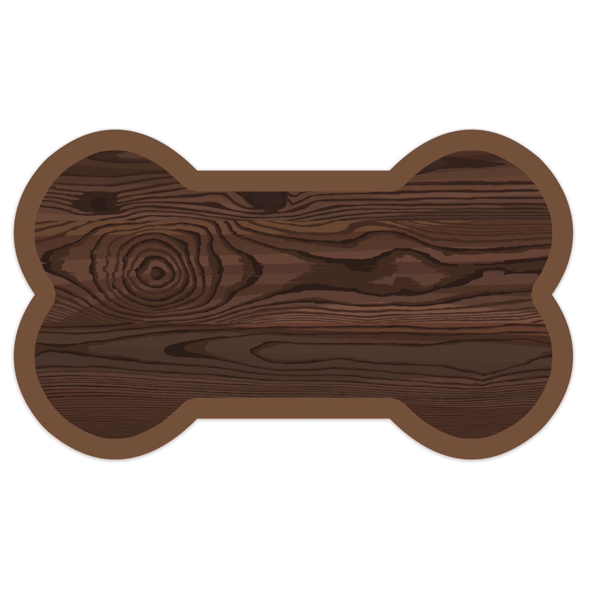 Alfombra de vinilo mascotas CERAMIKO, Bone 30x50 cm