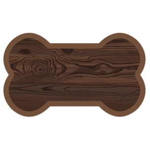 Alfombra de vinilo mascotas CERAMIKO, Bone 30x50 cm