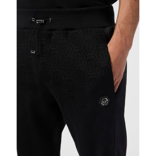 PHILIPP PLEIN Composed Jogger Pants Monogram Monogram