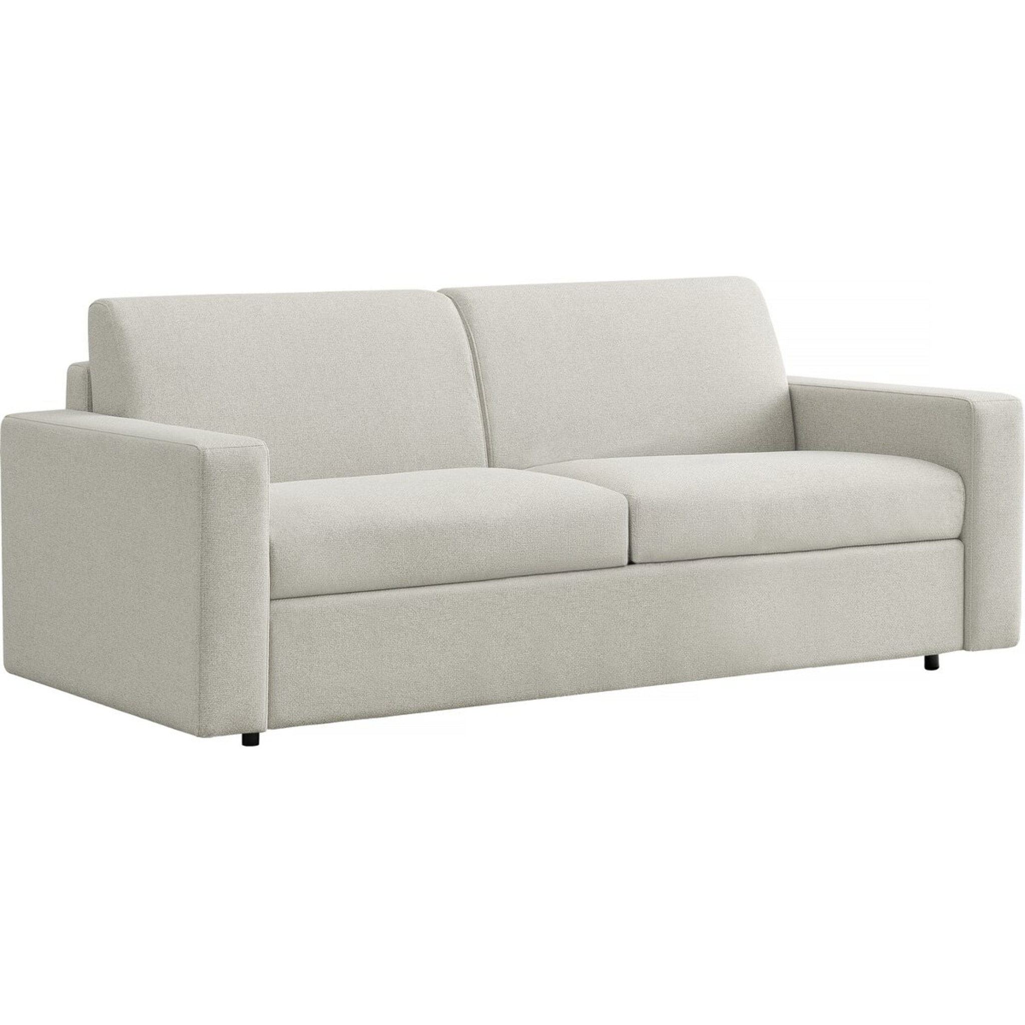Canapé convertible express en tissu "Diana" - Couchage 140 cm - 3 places - Beige