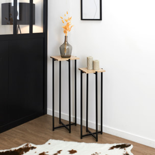 Sellette Noir Loka X2