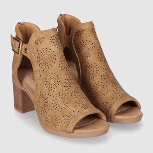 Sandalias - Cuero - Tacón: 7 cm