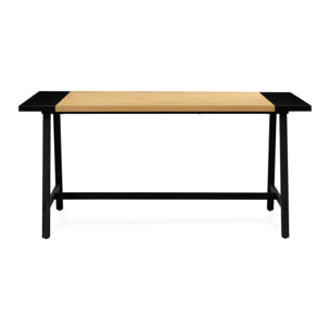Mesa de comedor Caracas efecto Roble, 160 cm