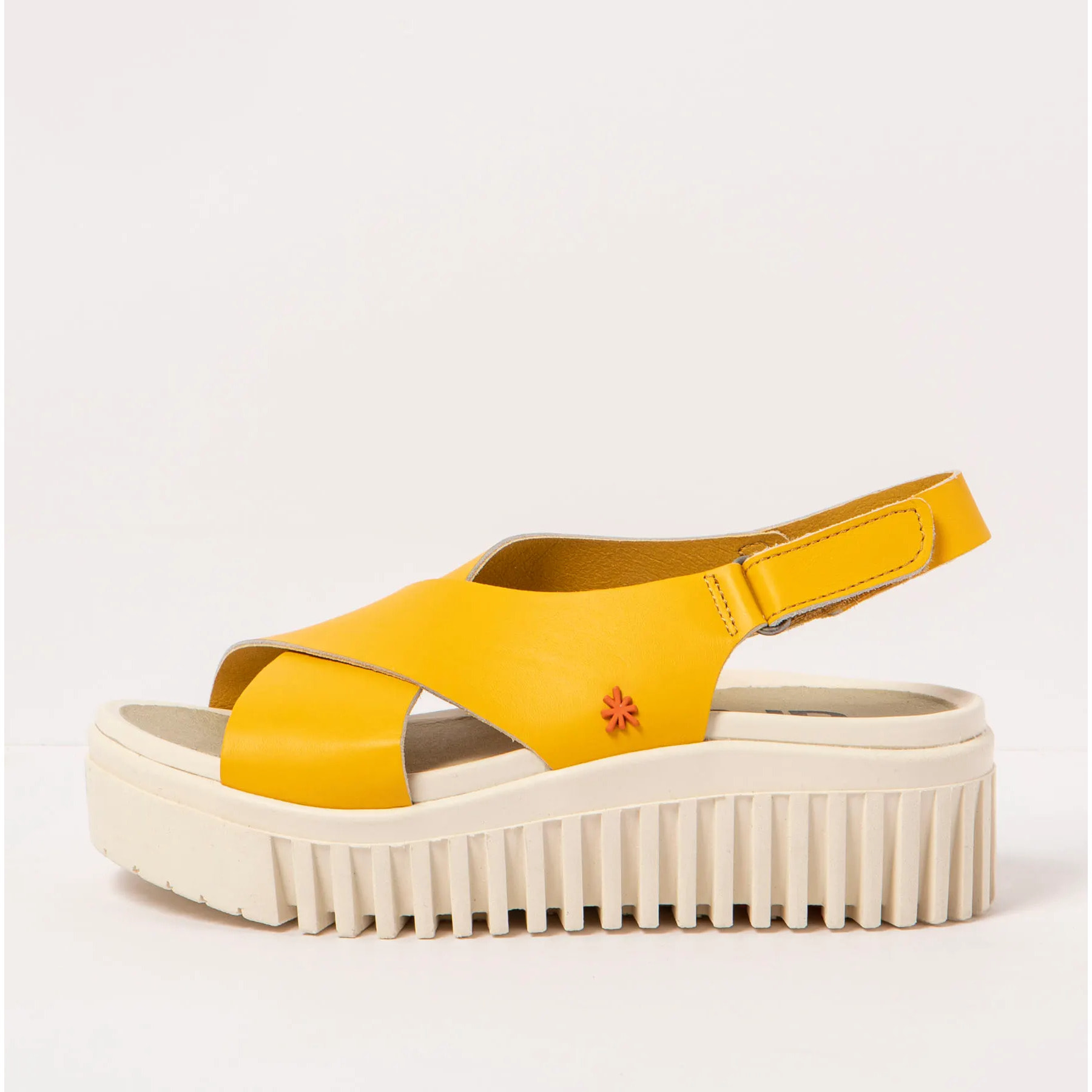 Sandalia de cuña 1574 NAPPA YELLOW/BRIGHTON color Yellow
