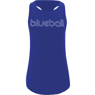 T-SHIRT DA CORSA A MANICHE SOTTILI DA DONNA BLUEBALL BLU