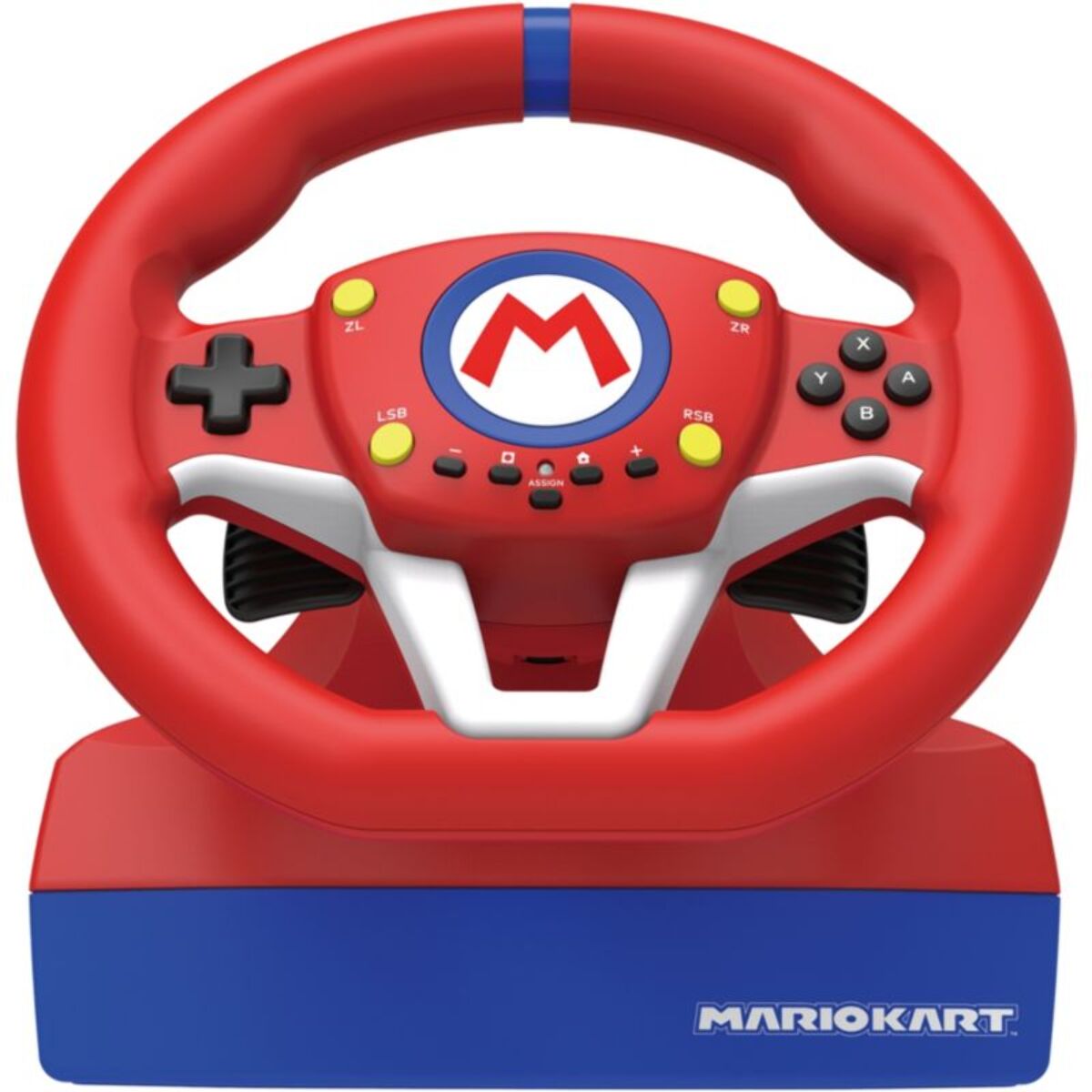 Volant + Pédalier HORI Pro Mini Mario Kart Switch