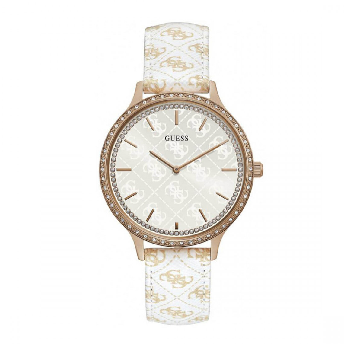 Reloj Guess W1229L3 Mujer Analogico Cuarzo con Correa de Cuero