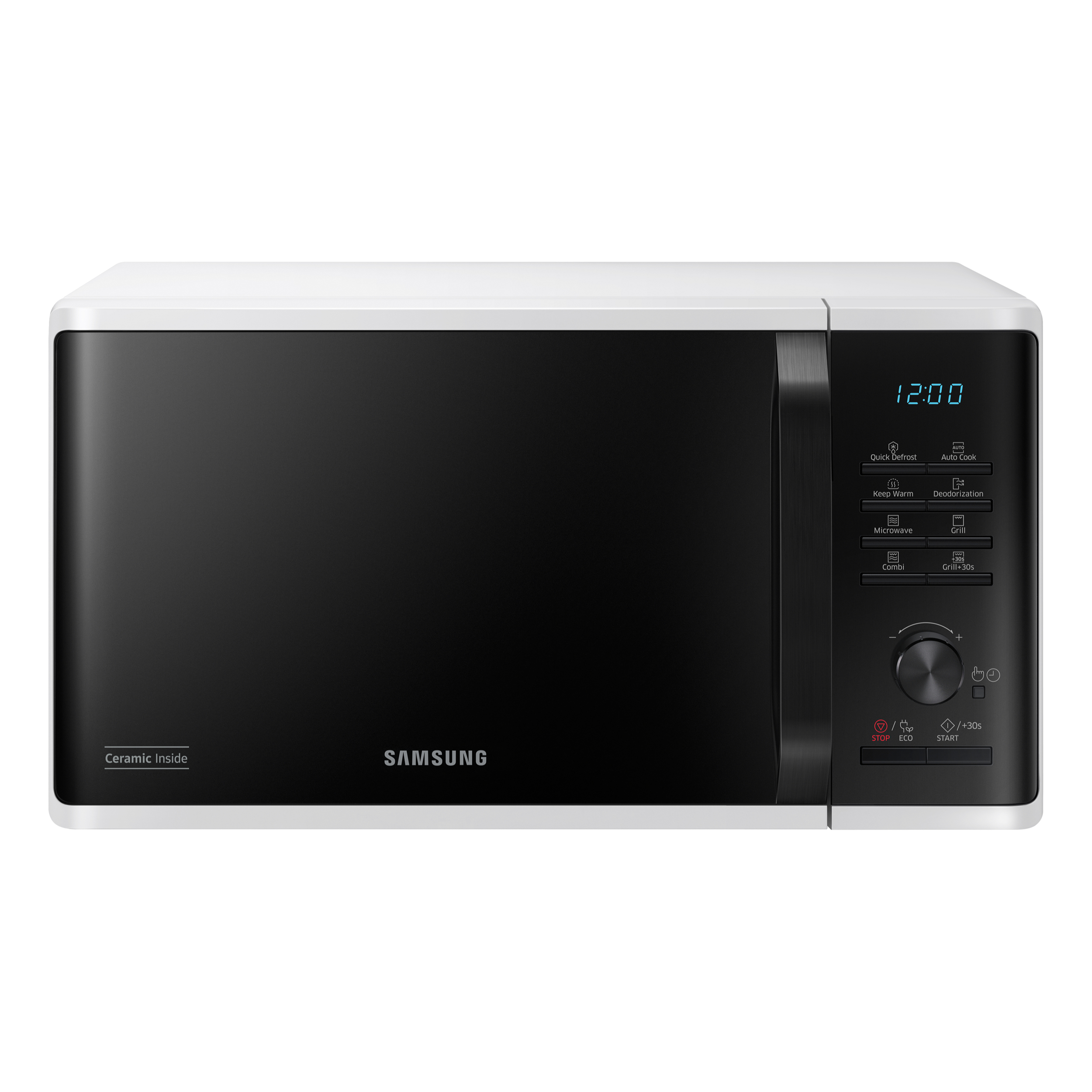 Forno a Microonde Samsung MG2AK3515AW Superficie Piana con Grill 23 L 1250 W Bianco