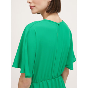 Motivi - Vestito lungo drappeggiato - Verde