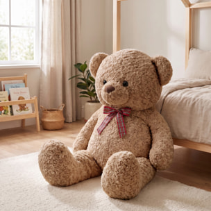 Orso di peluche gigante in poliestere - CREMA
