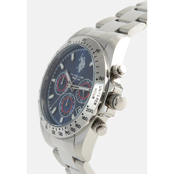 Cronografo U.S. Polo Assn. In acciaio