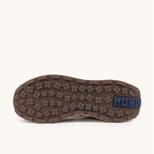 Zapatilla Urbana con Suela de Volumen y Contraste Azul MUNICH BABEL 14