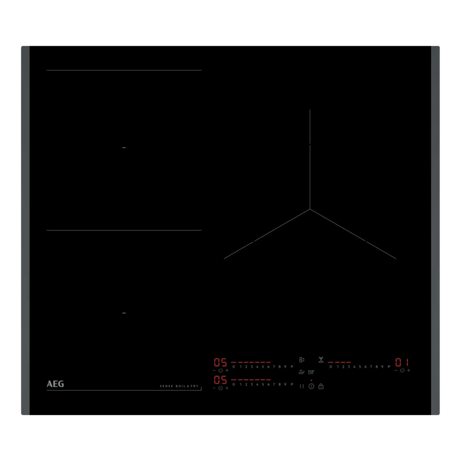 AEG Placa de inducción Serie 8000 Sense Boil&Fry de 60 cm TI63IQ30FB