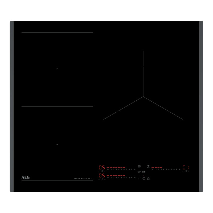 AEG Placa de inducción Serie 8000 Sense Boil&Fry de 60 cm TI63IQ30FB