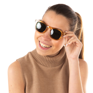Gafas de sol OCEAN CASSIS - Champagne transparente brillante / Verde