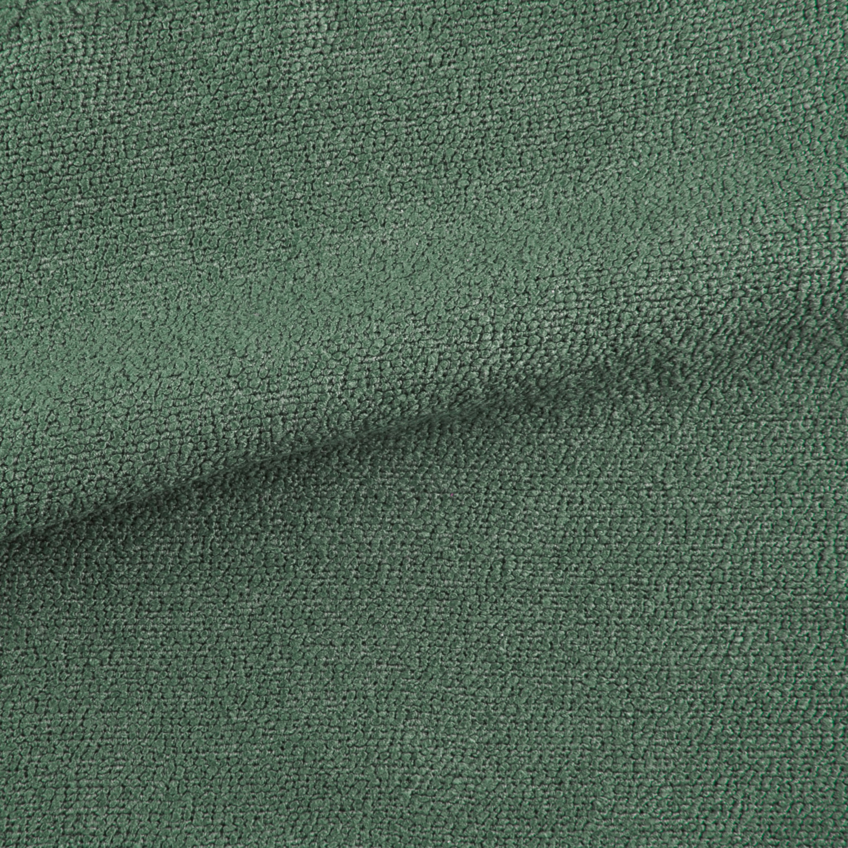 Rideau uni texturé  - Effet bouclé - Vert