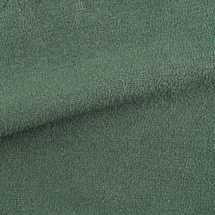 Rideau uni texturé  - Effet bouclé - Vert