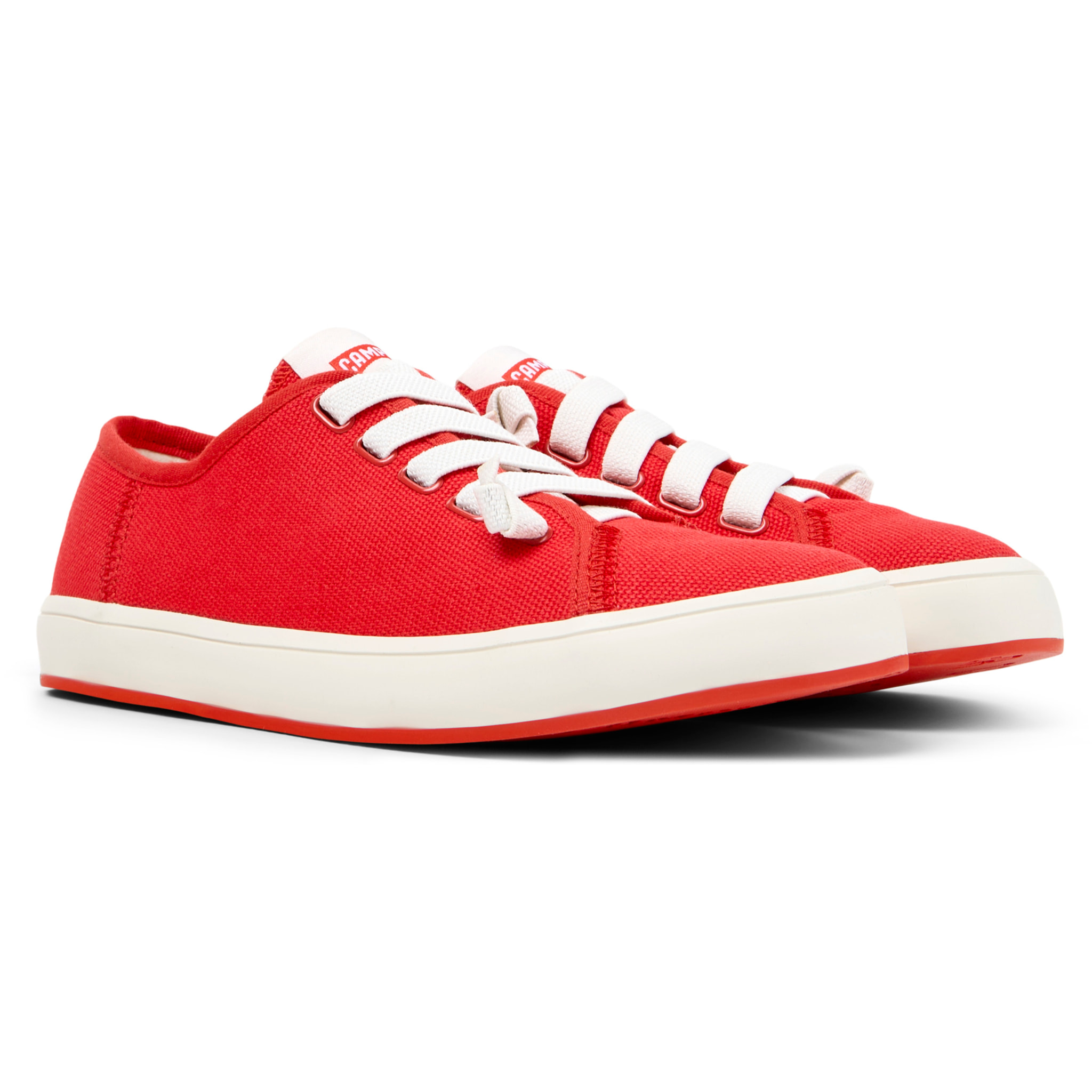 Sneakers - CAMPER Peu Rambla II - Rosso - Tessile naturale