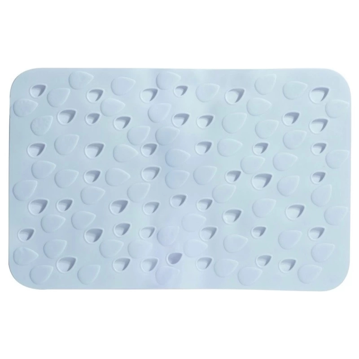 Tapis Fond de baignoire PVC DROPS 53x35cm Gris Spirella