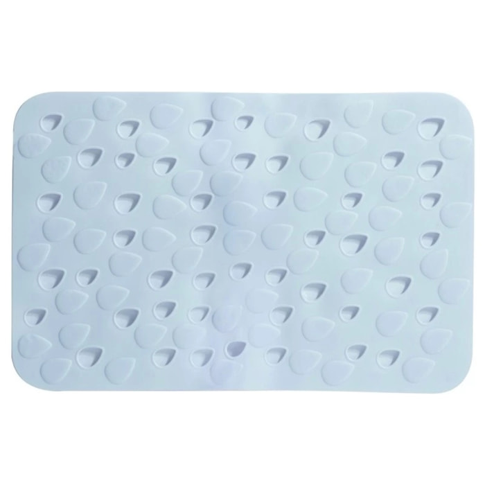 Tapis Fond de baignoire PVC DROPS 53x35cm Gris Spirella