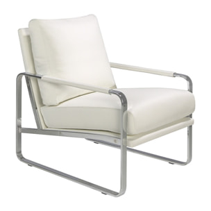 Sillón Angel Cerda de polipiel 67x100x89cm