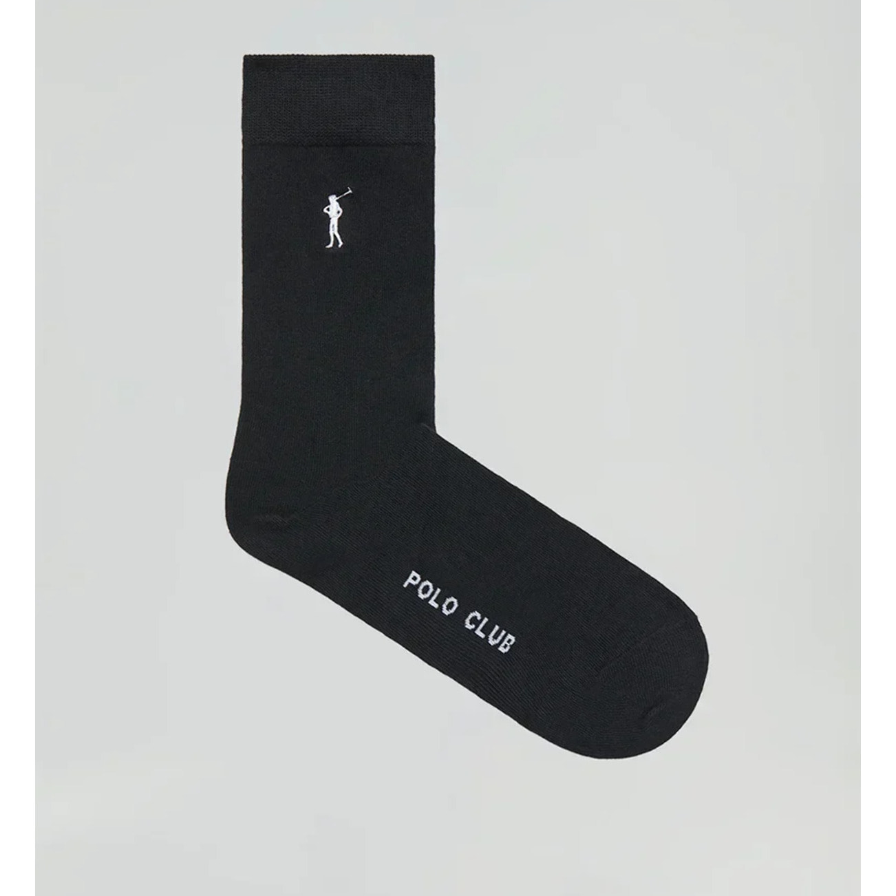 Pack hombre de dos pares de calcetines negros con logo Rigby Go