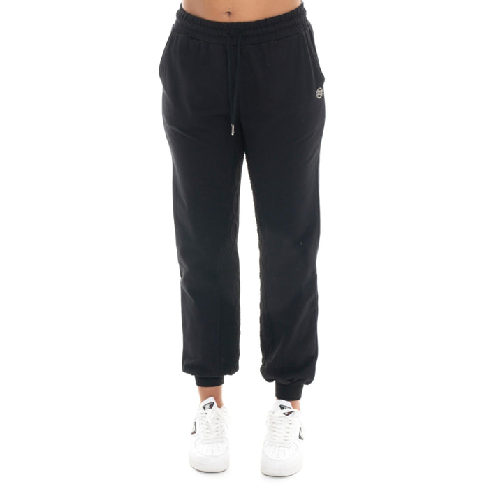 Pantalone invernale donna, fondo in costina, inserti in treccia Leone 1947 Braid