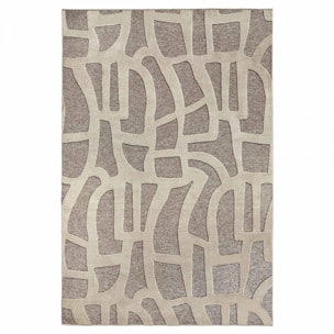 Tapis kilim, motif géométrique authentique, kilim tissé, fylo