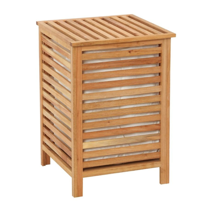 Panier à linge Naturel Home 45x65x45 cm, bois  (HOMEKOS1)