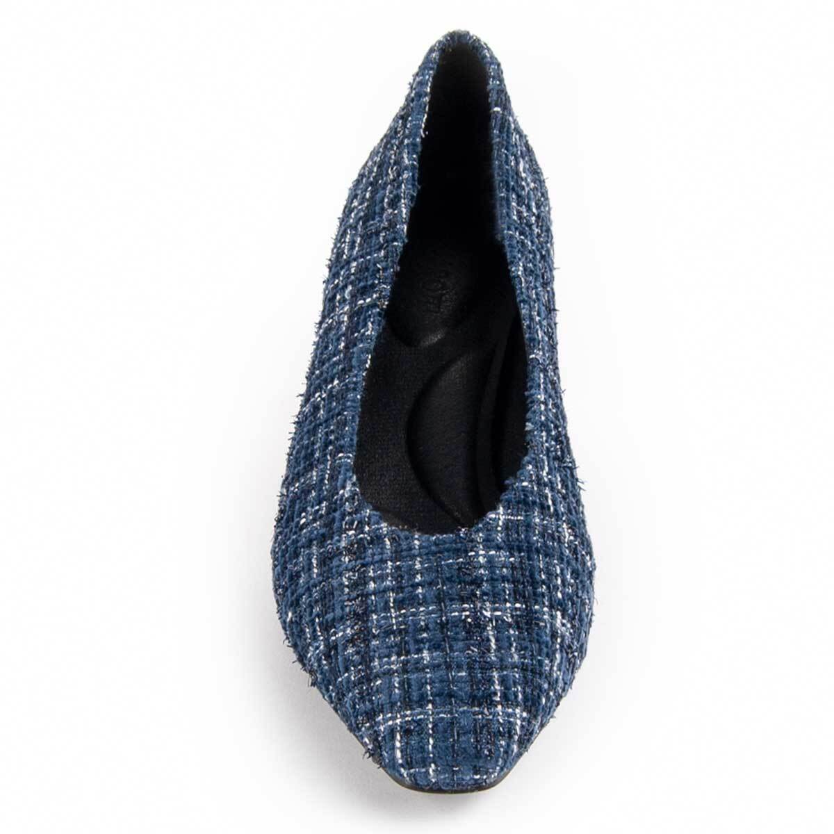 Zapato De Tacón - Azul - Altura: 5 Cm