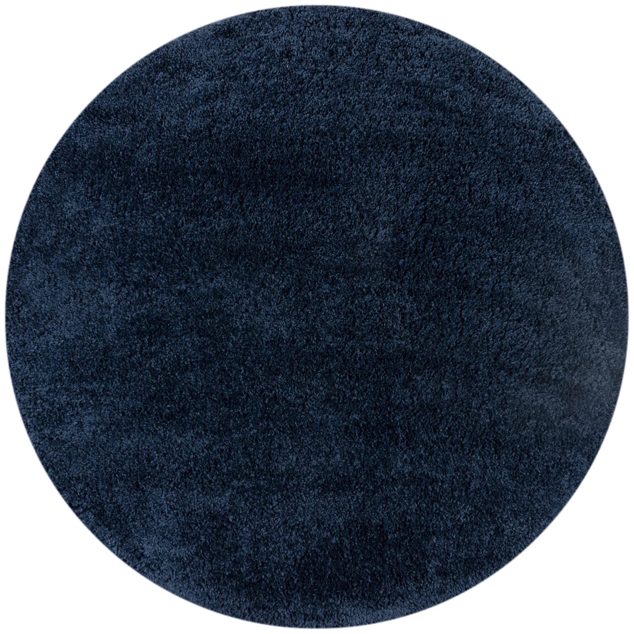 Tapis rond SHAGGY Bleu