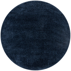 Tapis rond SHAGGY Bleu