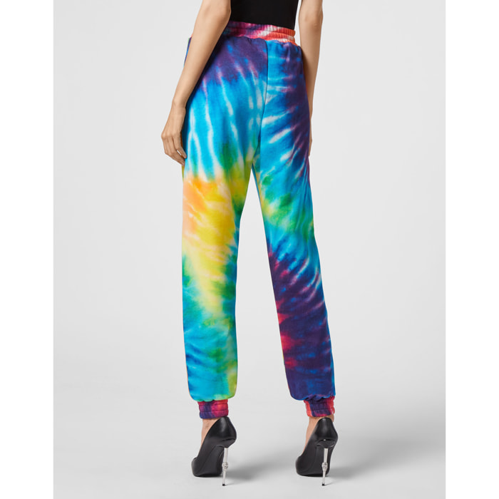 PHILIPP PLEIN Pantaloni da ginnastica TIE DYE