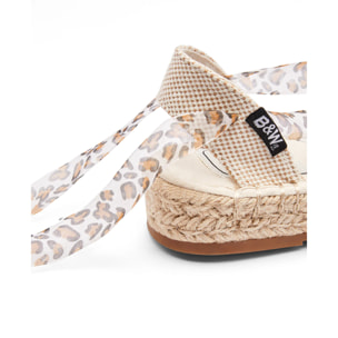 Alpargatas Niña Básicos Lazo Leopardo