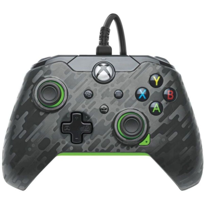 Manette PDP MAN FIL XBOX NEON CARBON