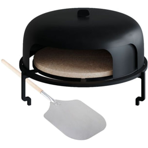 Grille barbecue OFYR OA-PO-85 (Oven 100 avec pelle + pierre à pizza)