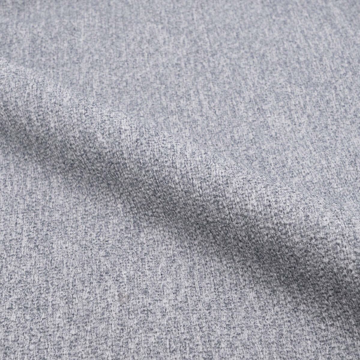 Lot de 2 chaises pour îlot central 67 cm en tissu gris clair - Rosy