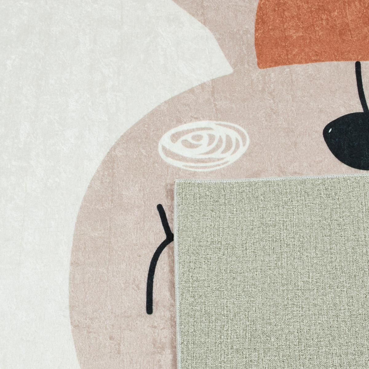 Tapis enfant tissé motif animaux MUNA