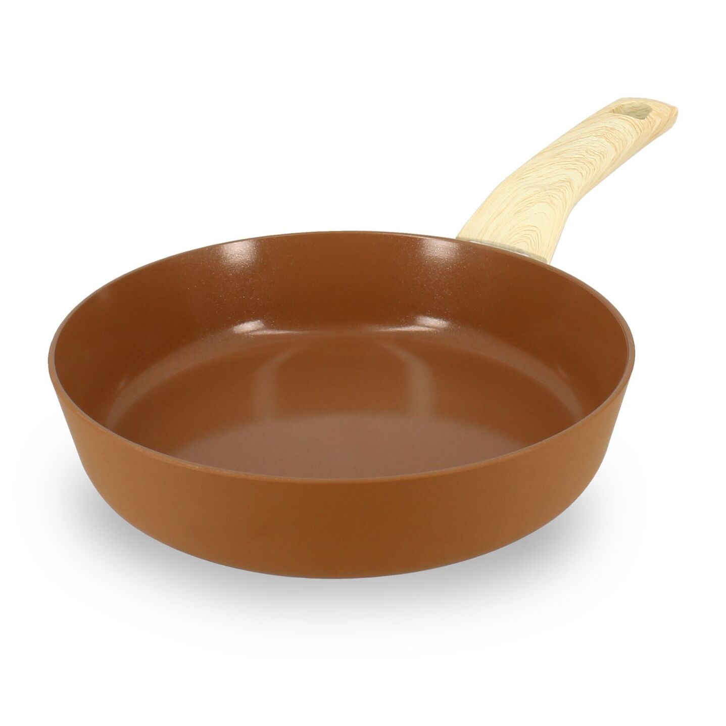 Poêle en revêtement céramique 20cm noisette - tous feux COLORAMA