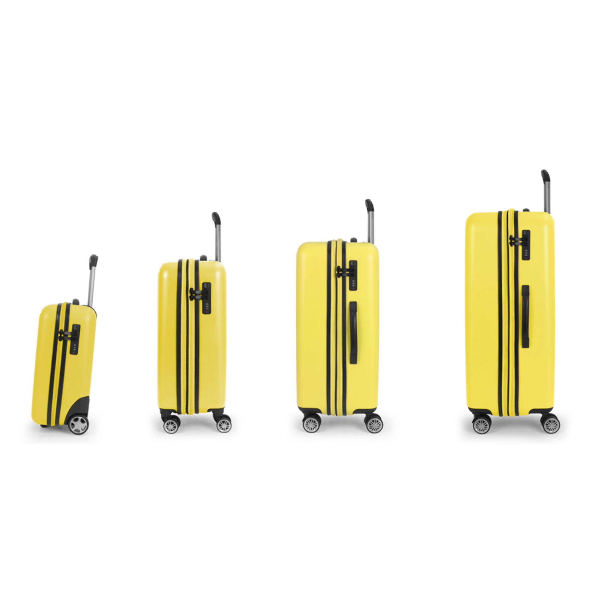 Juego de 4 maletas (XS, cabina, mediana y grande) FUTURE PLUS