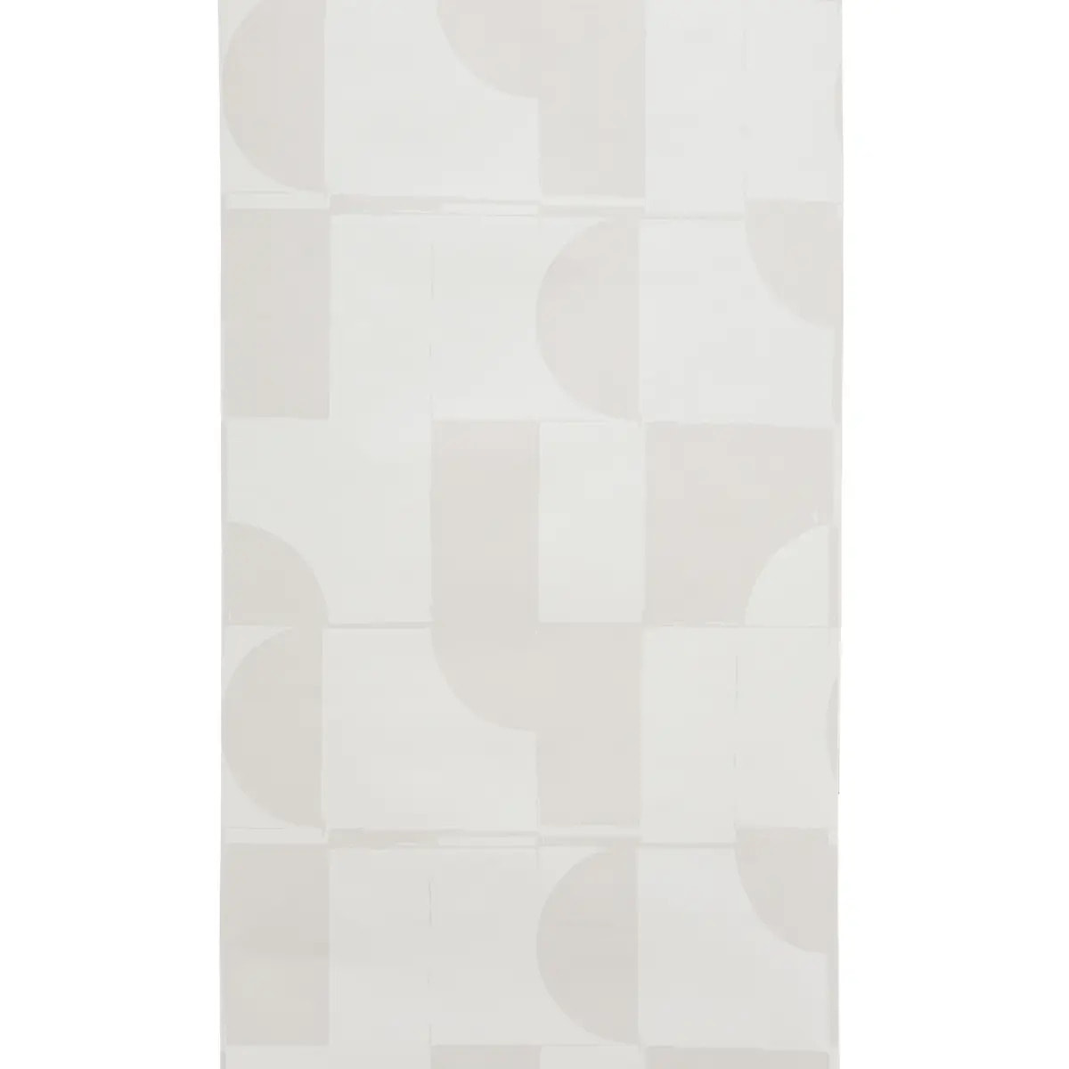 Papier peint pré-encollé géométrique Manuel 53x1000cm beige