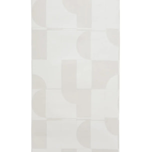 Papier peint pré-encollé géométrique Manuel 53x1000cm beige