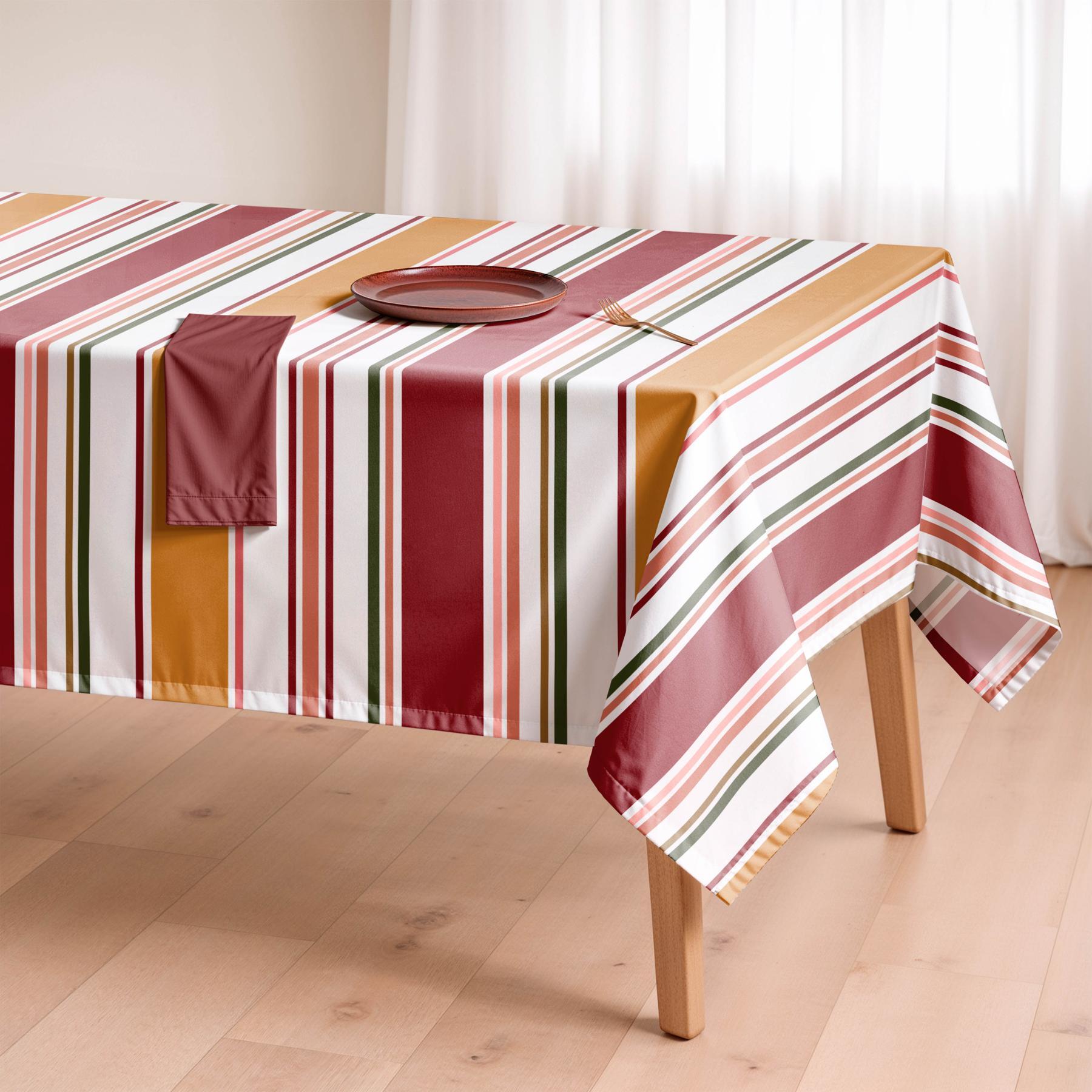 Mantel antimanchas JARA MULTICOLOR - 100% Algodón