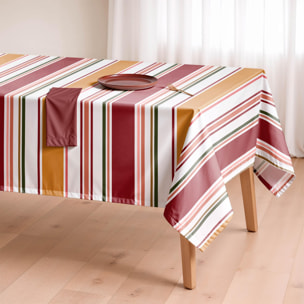Mantel antimanchas JARA MULTICOLOR - 100% Algodón