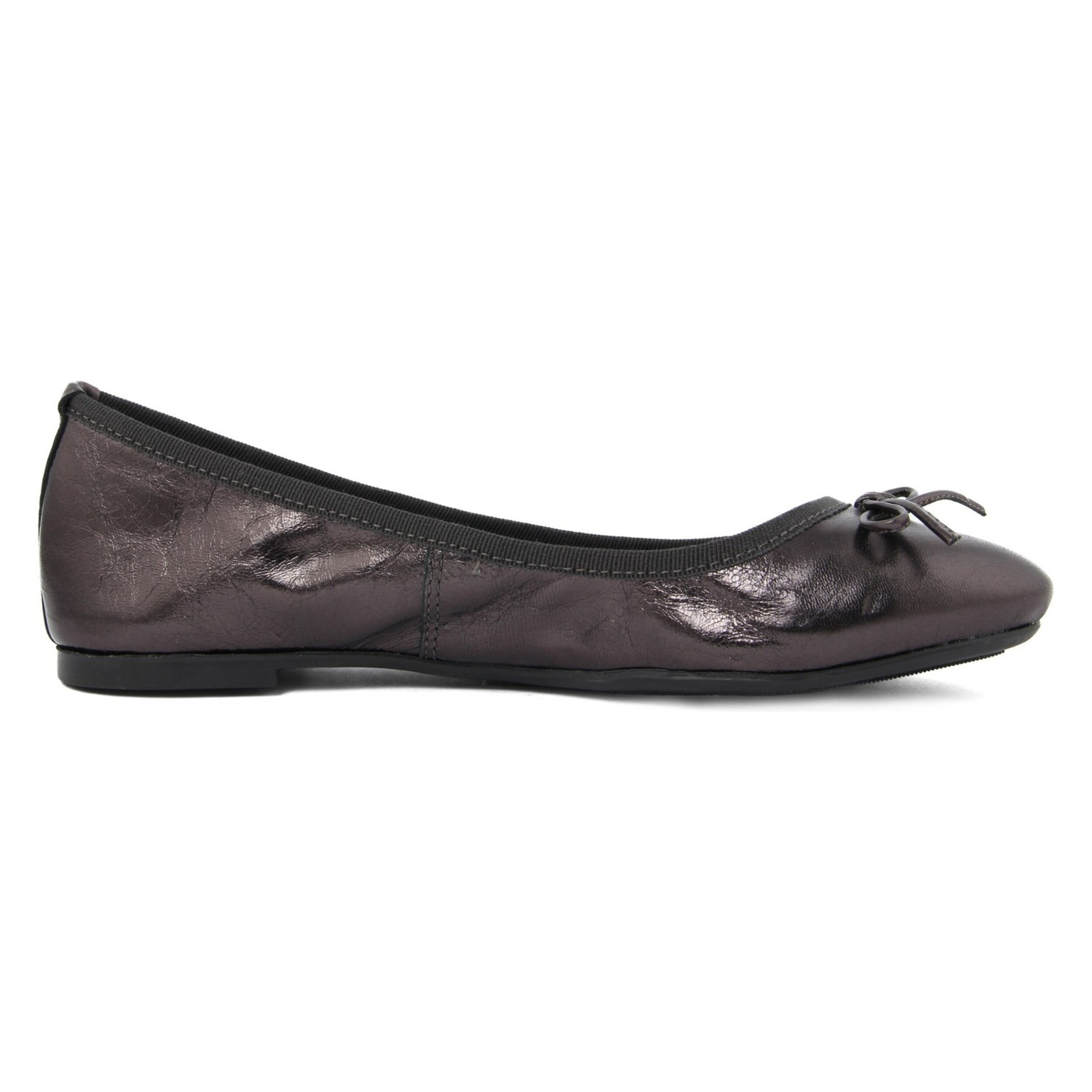 Ballerine Donna In Pelle Colore Grigio-