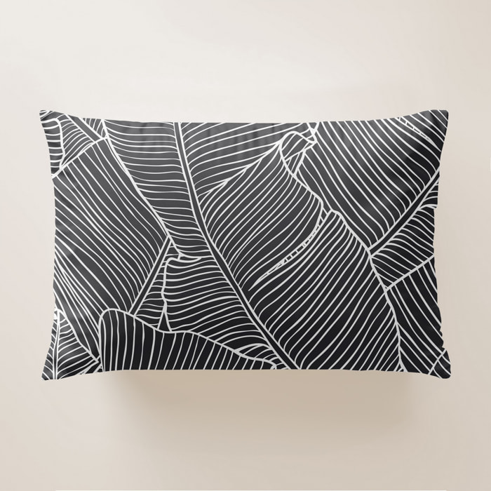 Taie d'oreiller Bahama Anthracite