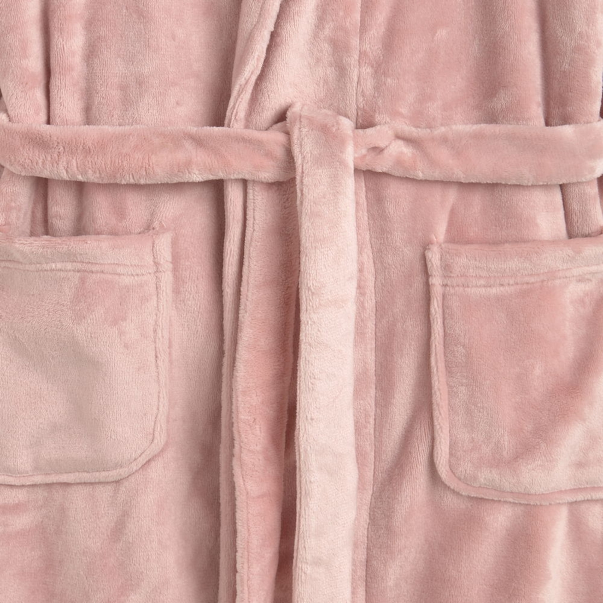 Bata tejido polar Cosal color rosa Poliéster