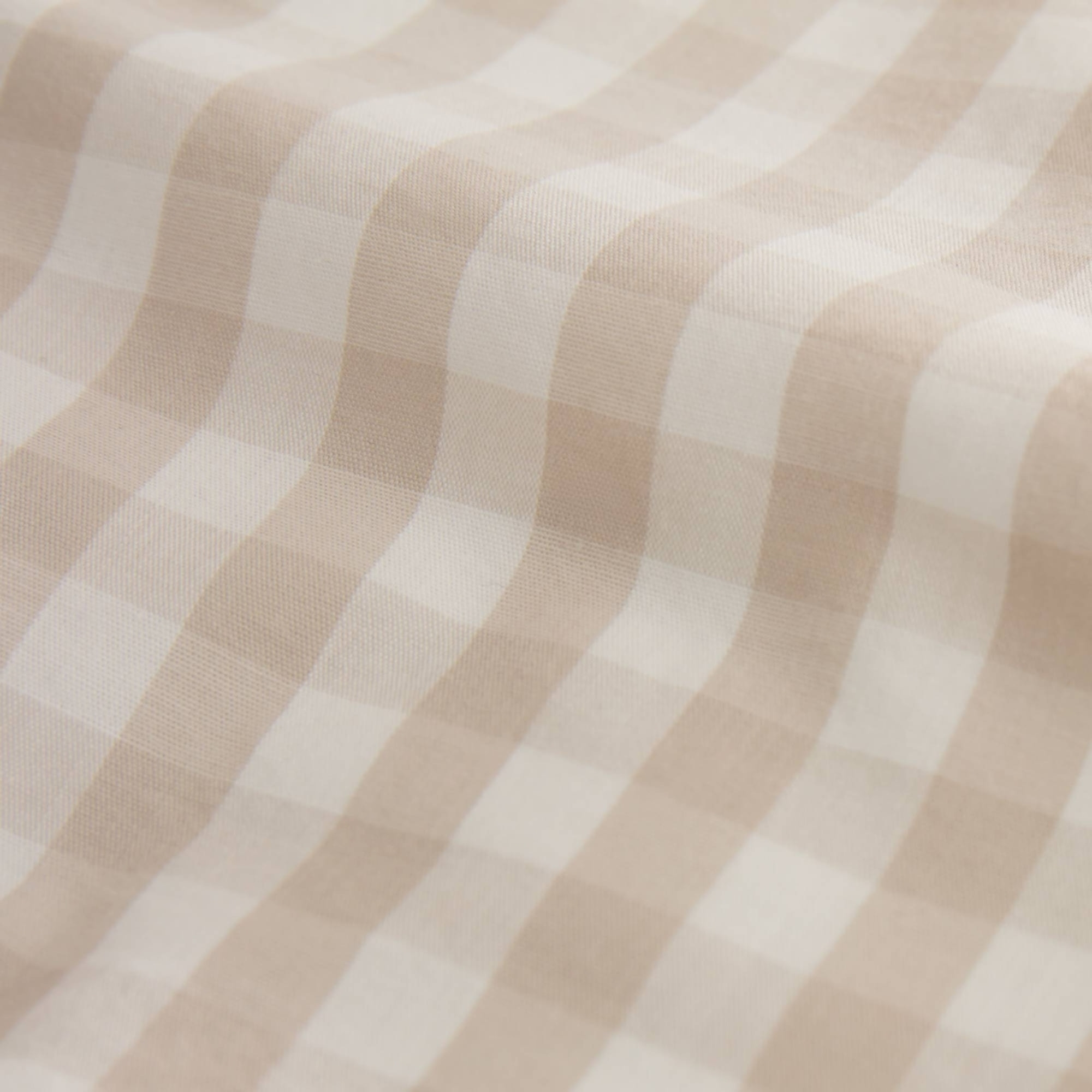 Funda nórdica algodón cuadros Kimcuad color gris piedra